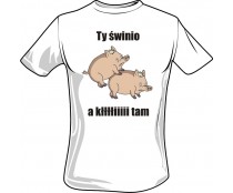 Świnski t- shirt